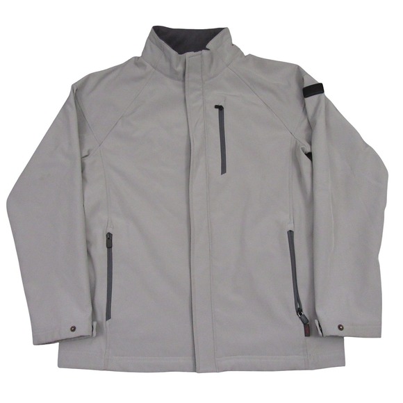 Tumi Jackets & Blazers - Tumi Womens Grey Softshell Fleece Lined Full Zip Jacket Size Medium